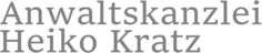 Logo von der Anwaltskanzlei Heiko Kratz